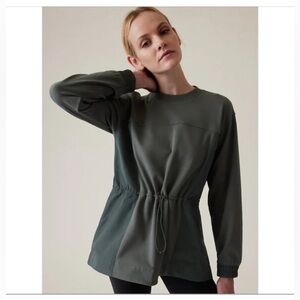 Athleta Triumph Hybrid Crewneck Sweatshirt size medium